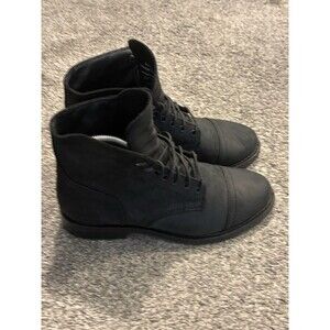 Thursday Boot Company Captain Boots Men’s Size 9 Matte Black Leather